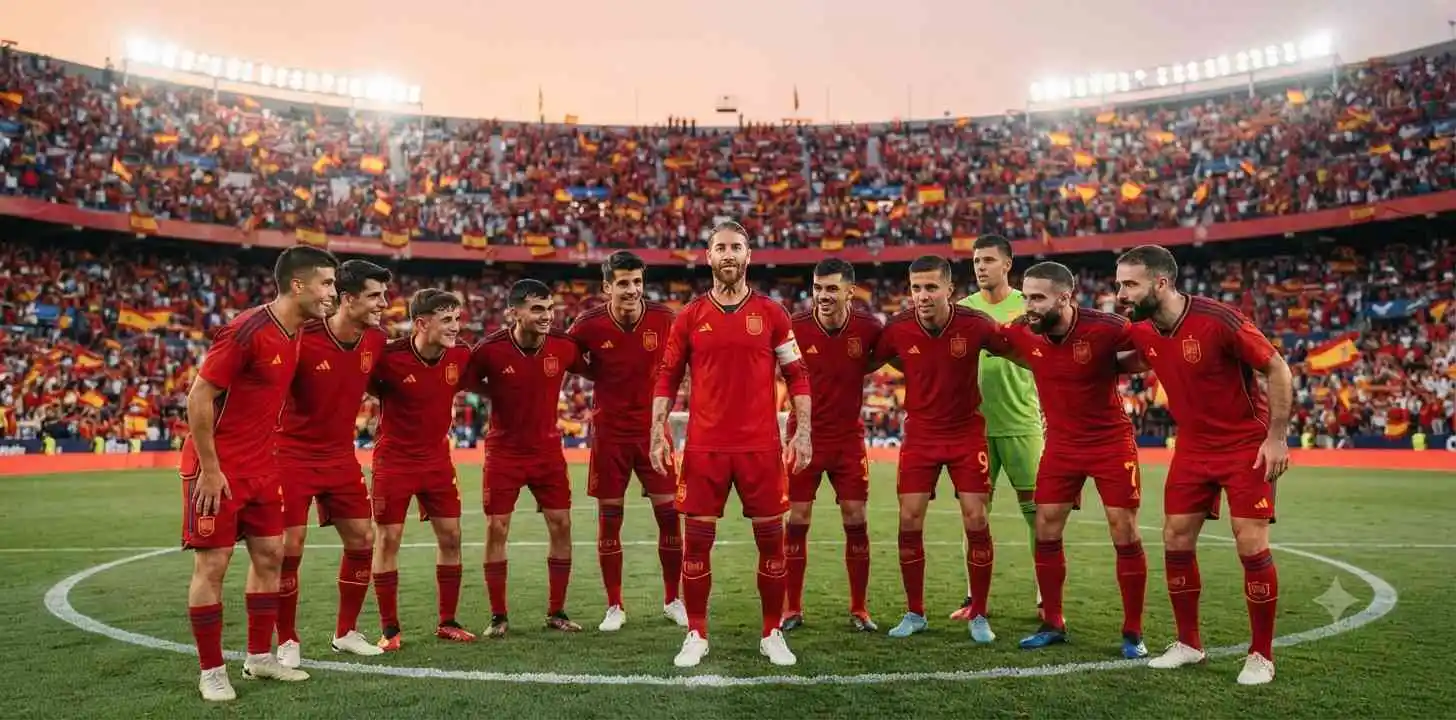 Spain Team Captions