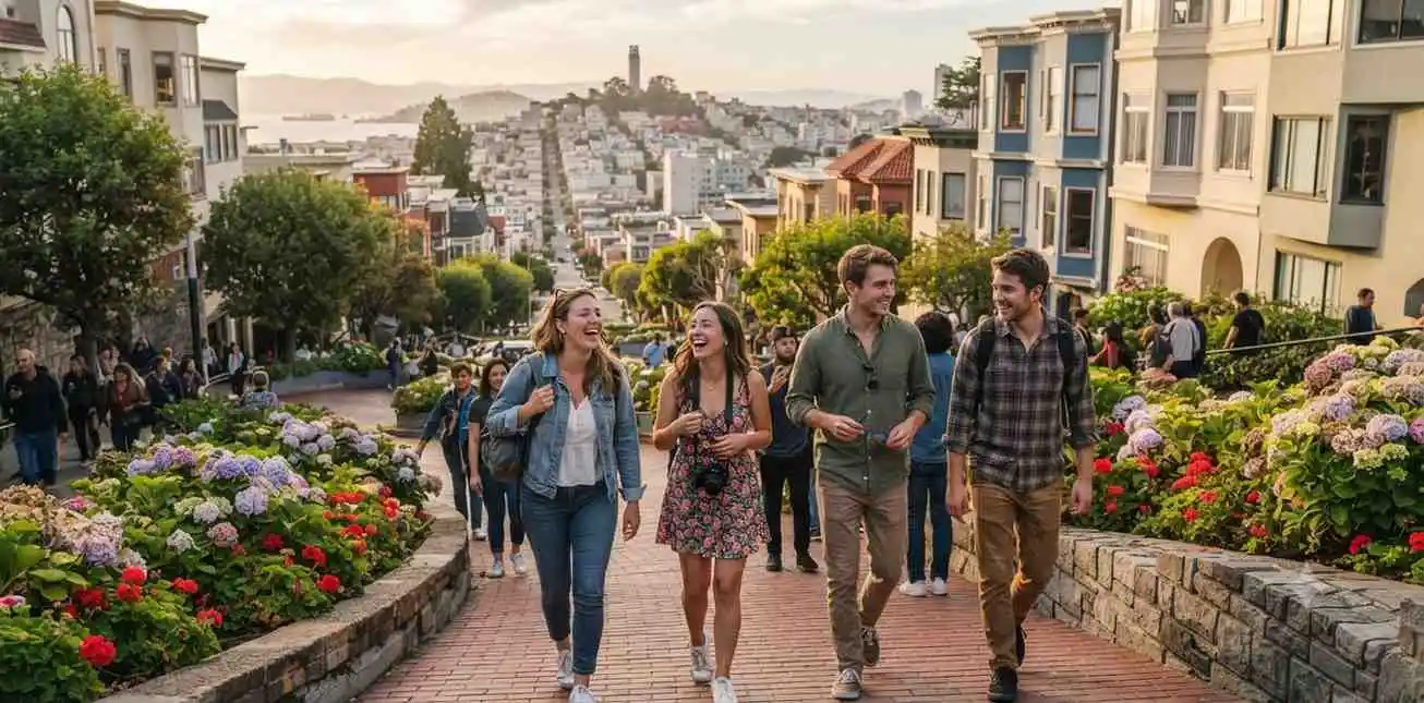 Lombard Street Captions